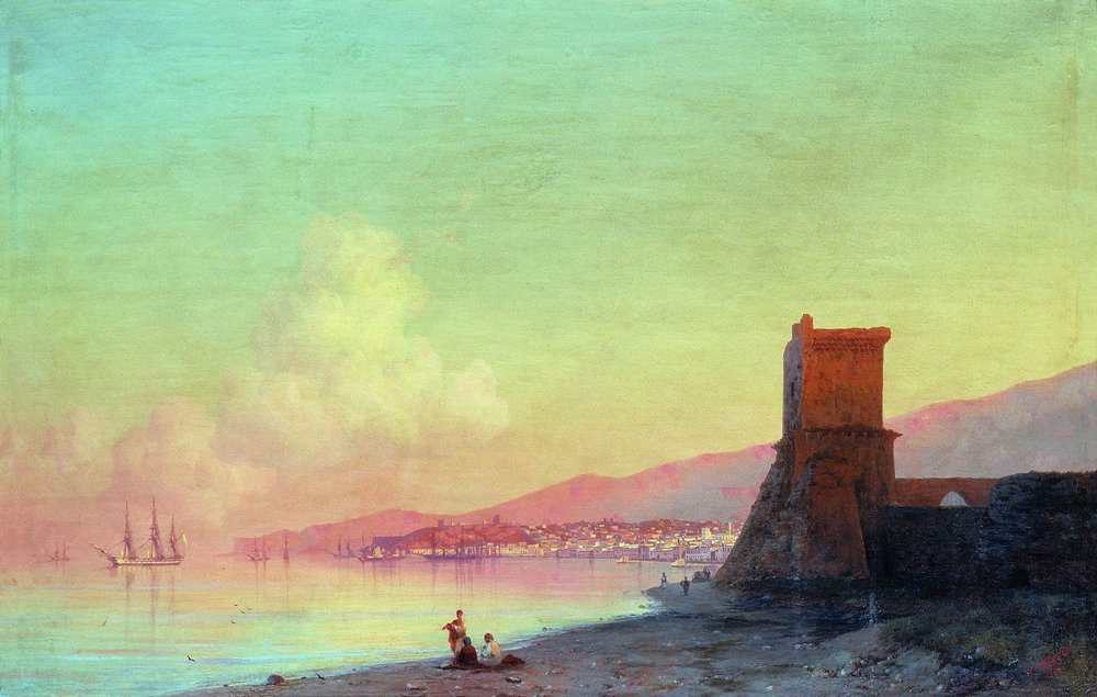 Sunrise in Feodosia (1852).