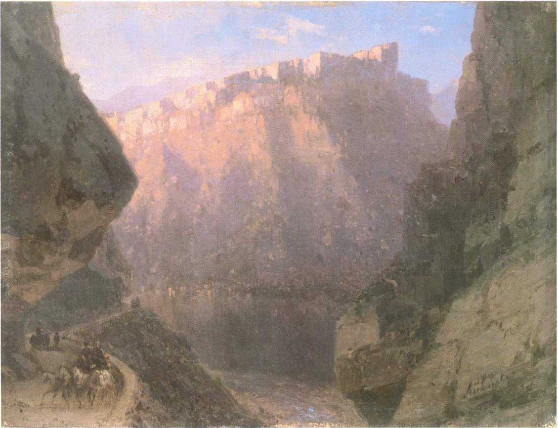 The Daryal canyon (1855).