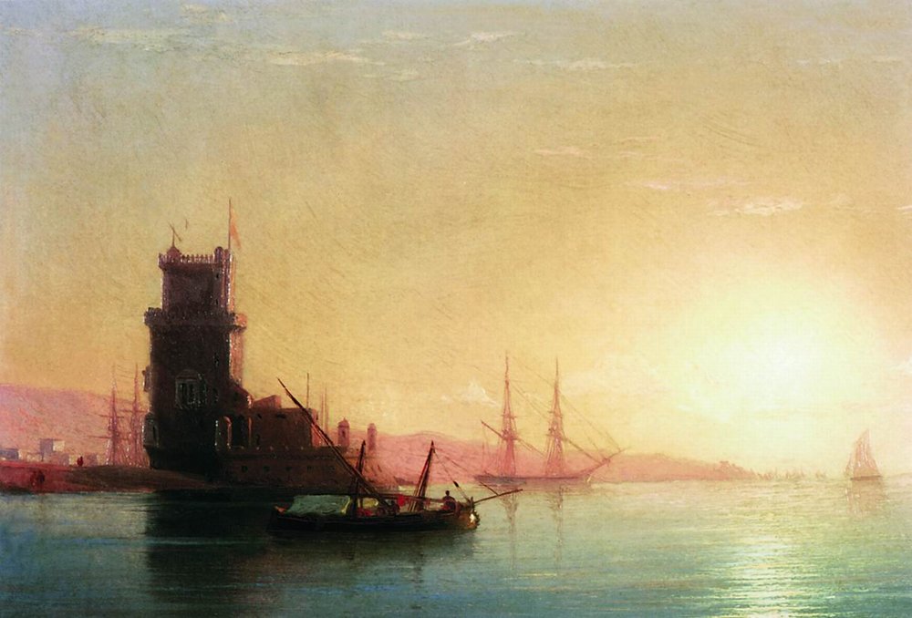 Lisbon. Sunrise (1860).