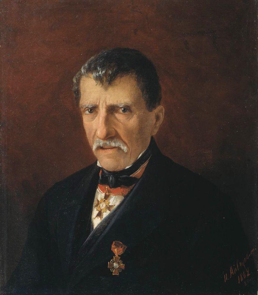 Portrait of Khalibjan, mayor of the New Nakhichevan (1862).