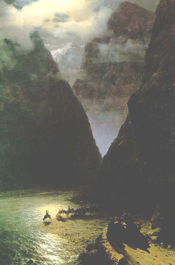 The Daryal canyon (1862).