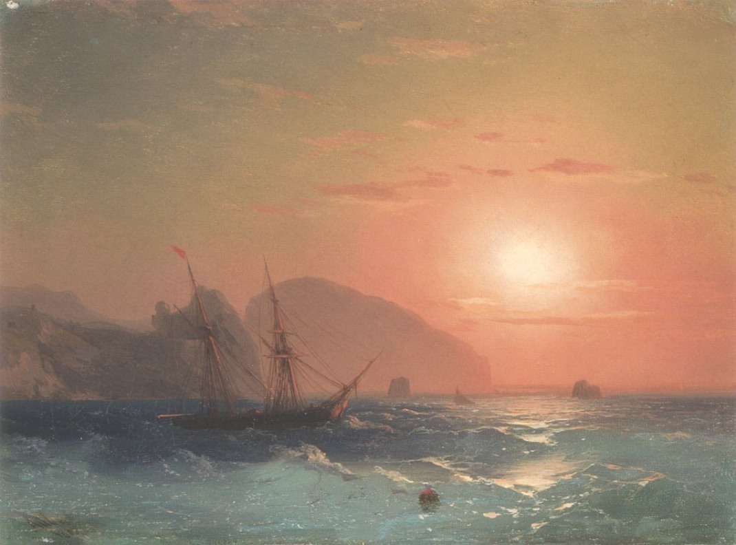 View Of The Ayu Dag, Crimea (1868).