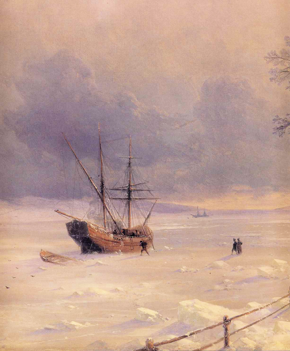 Frozen Bosphorus Under Snow (1874).