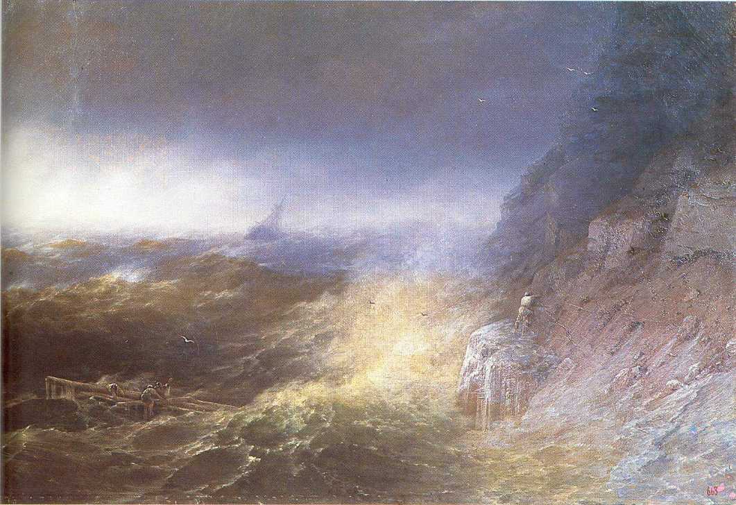 Tempest on the Black sea (1875).