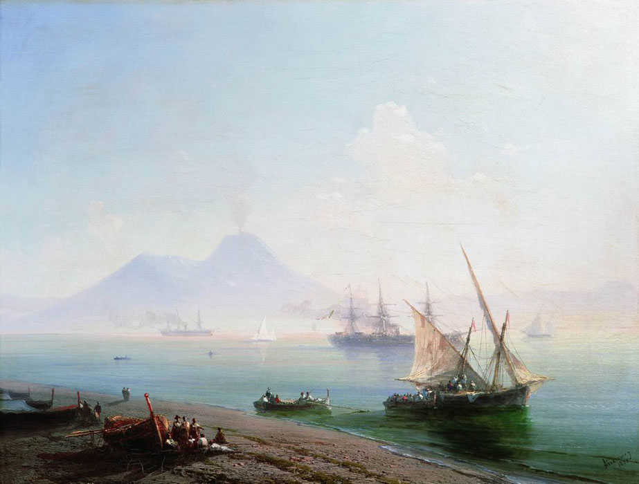 The Bay of Naples in the morning (1877).
