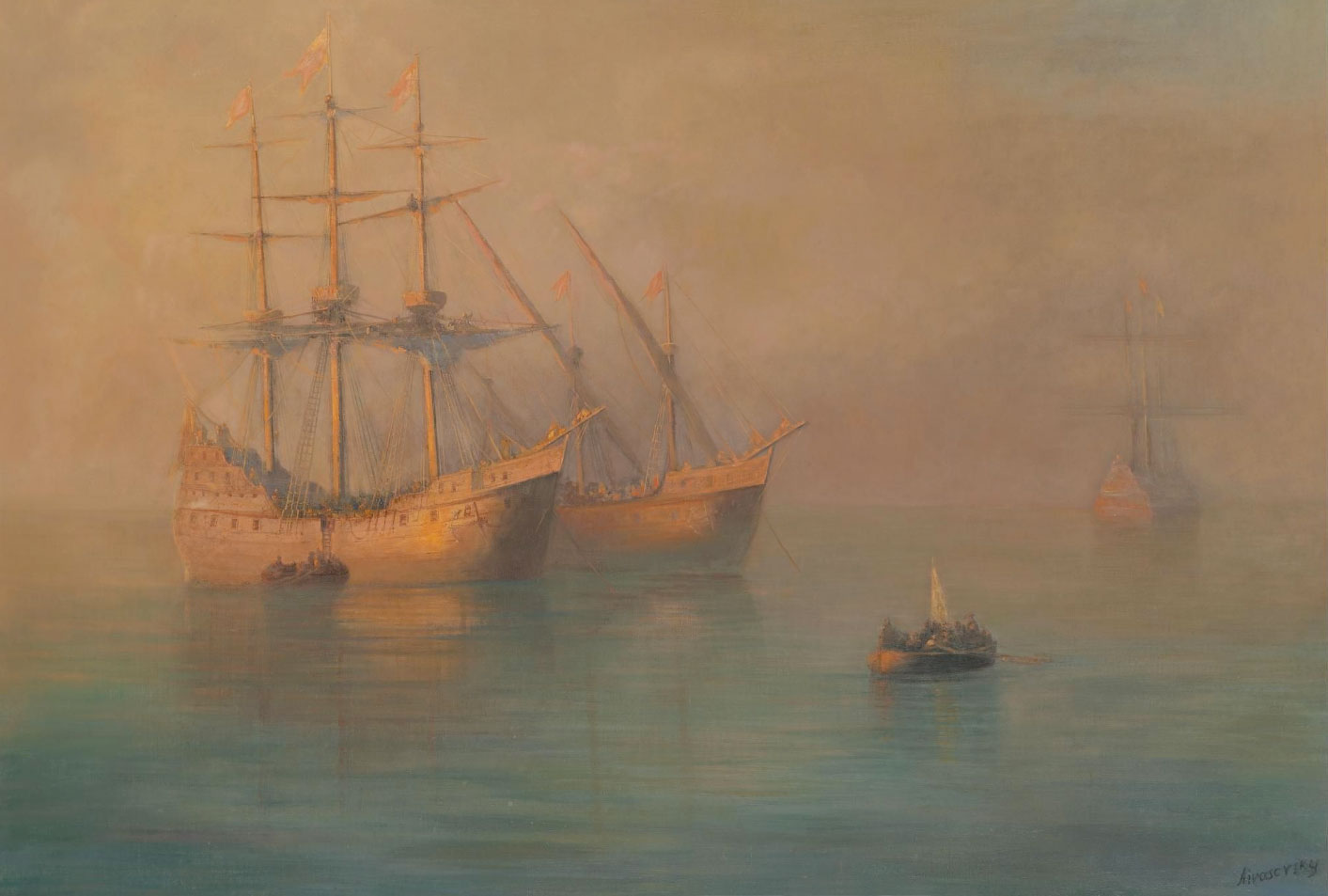 Ships of Columbus (1880).