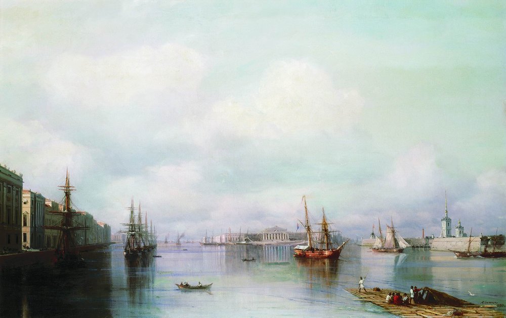 View of Peterburg (1888).