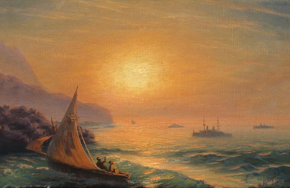 Sunset at Sea (1899).