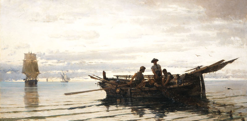 Collecting the Nets (1871).