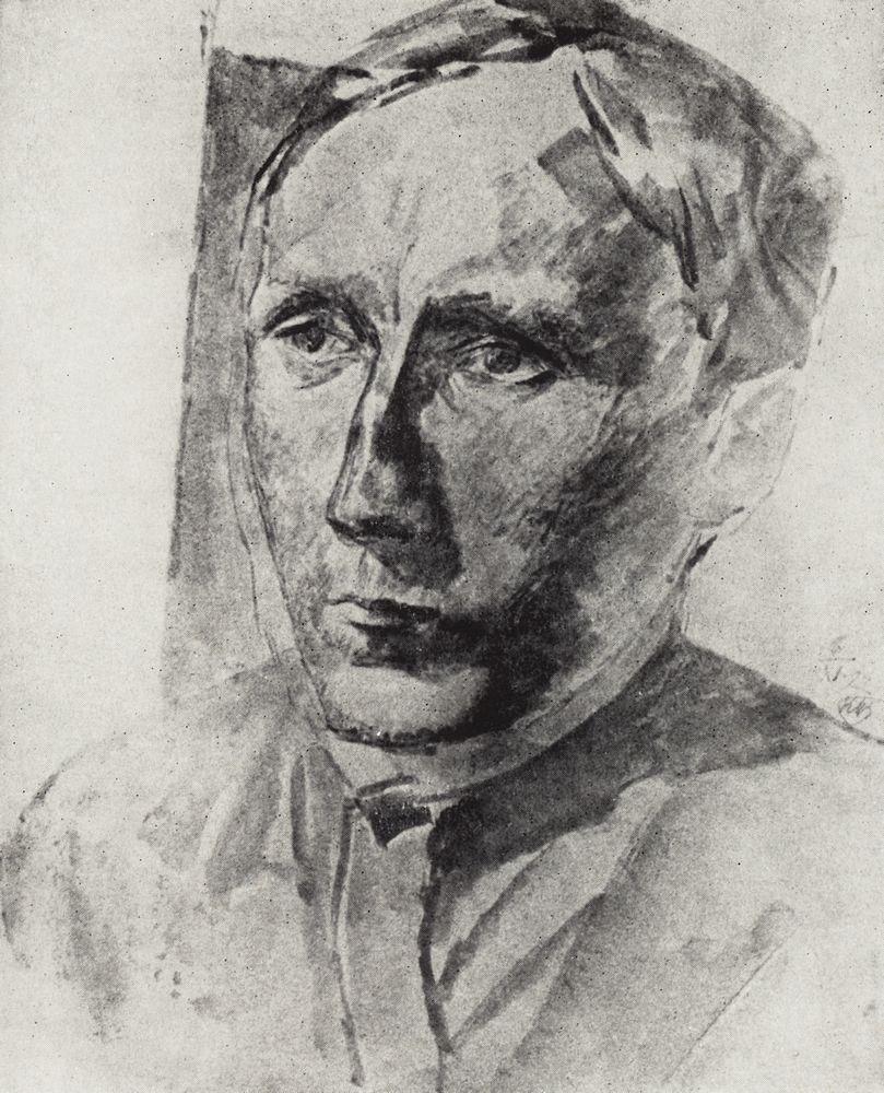 Portrait of Professor Beloborodov (1922).