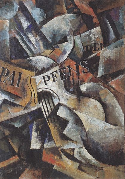 Still Life with Guitar (1915).