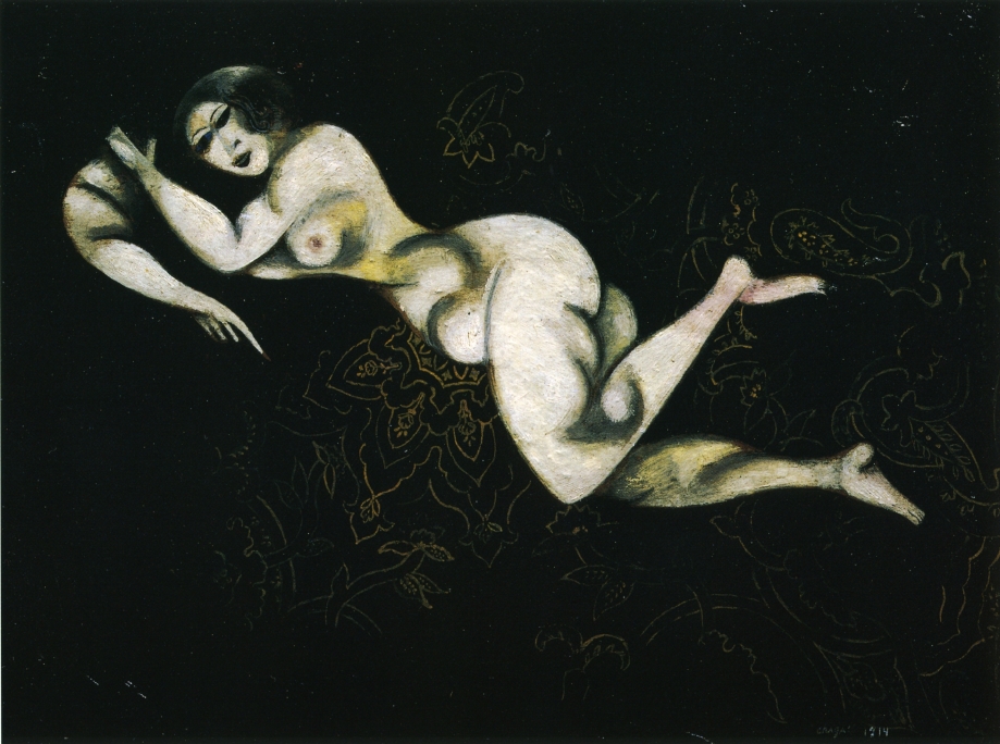 Nude Lying Down (1914).