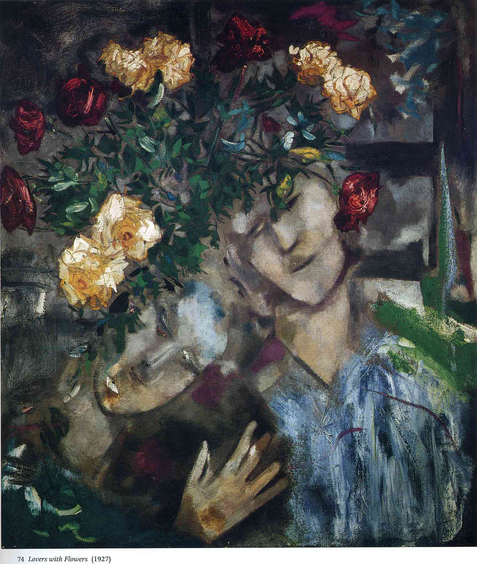 Lovers with Flowers (1927).