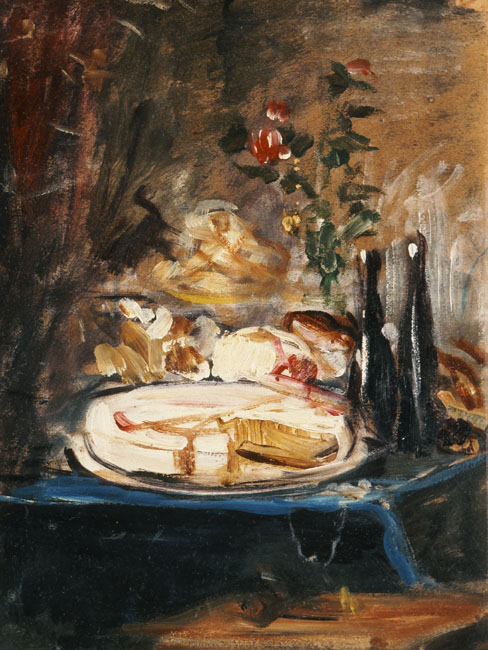Table with cake