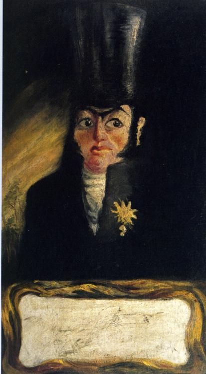Portrait of El Sany Pancraci (1919).