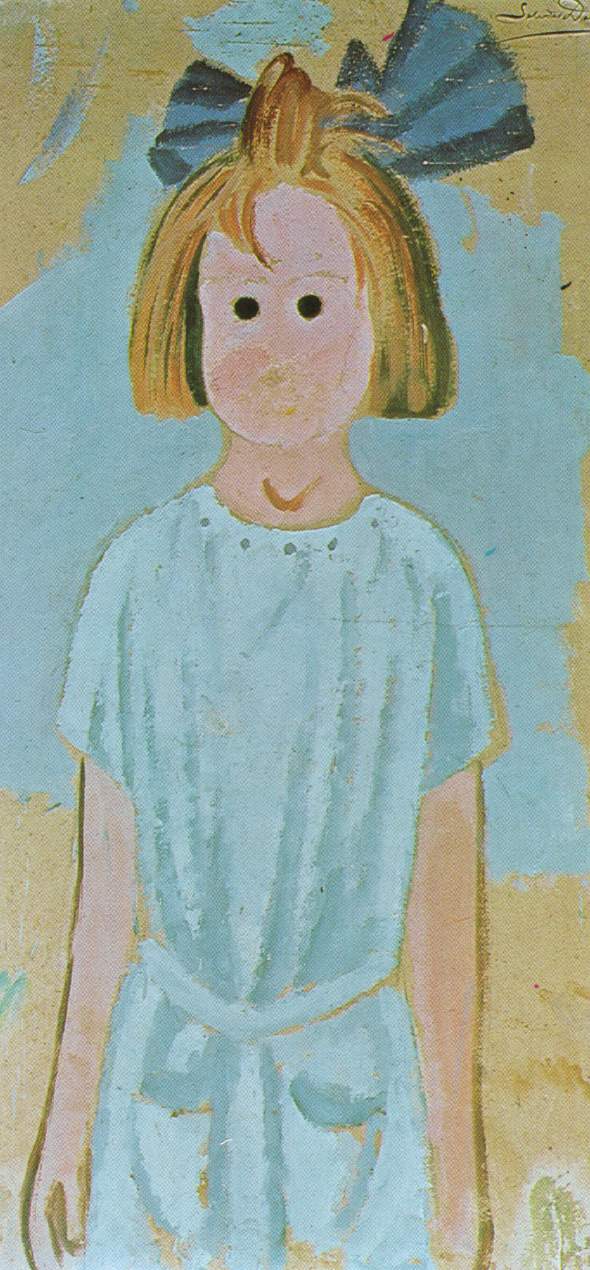 Portrait of My Cousin Ana, Maria Domenech (1923).