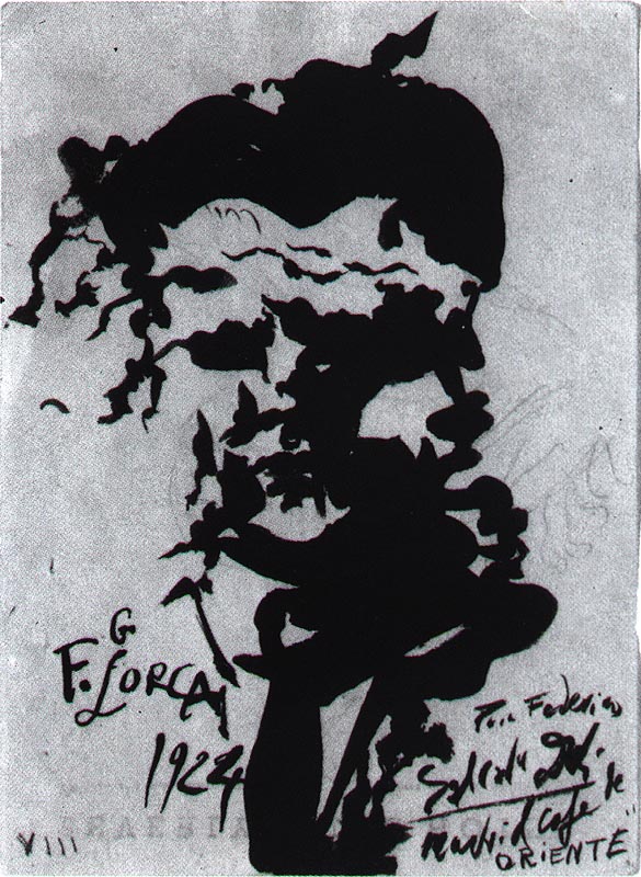 Portrait of Garcia Lorca (1924).