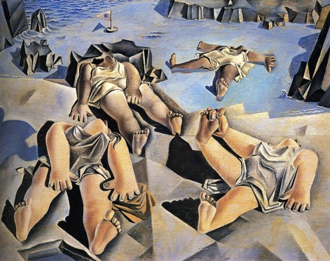 Figures Lying on the Sand (1926).
