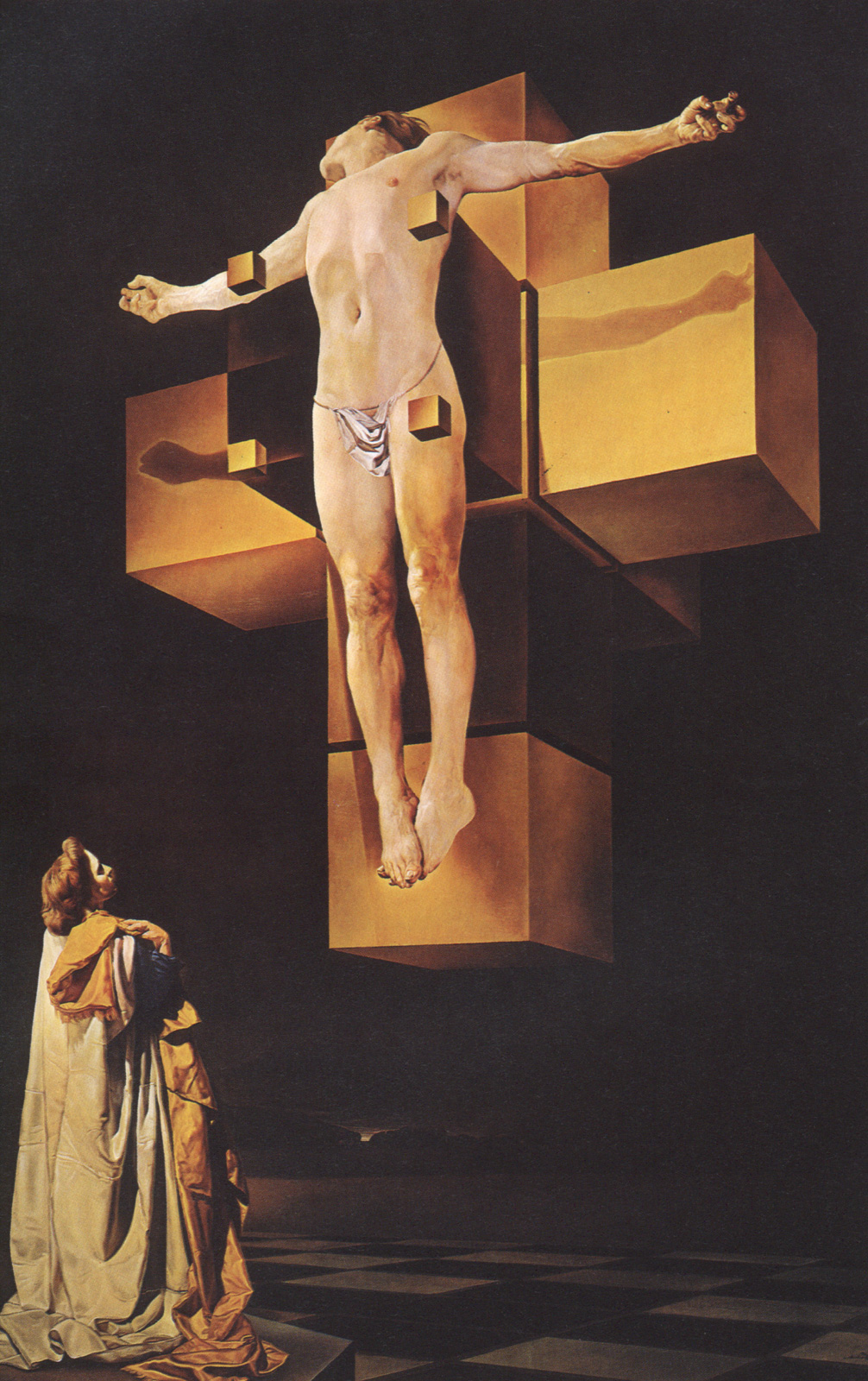 Crucifixion (Corpus Hypercubicus) (1954).