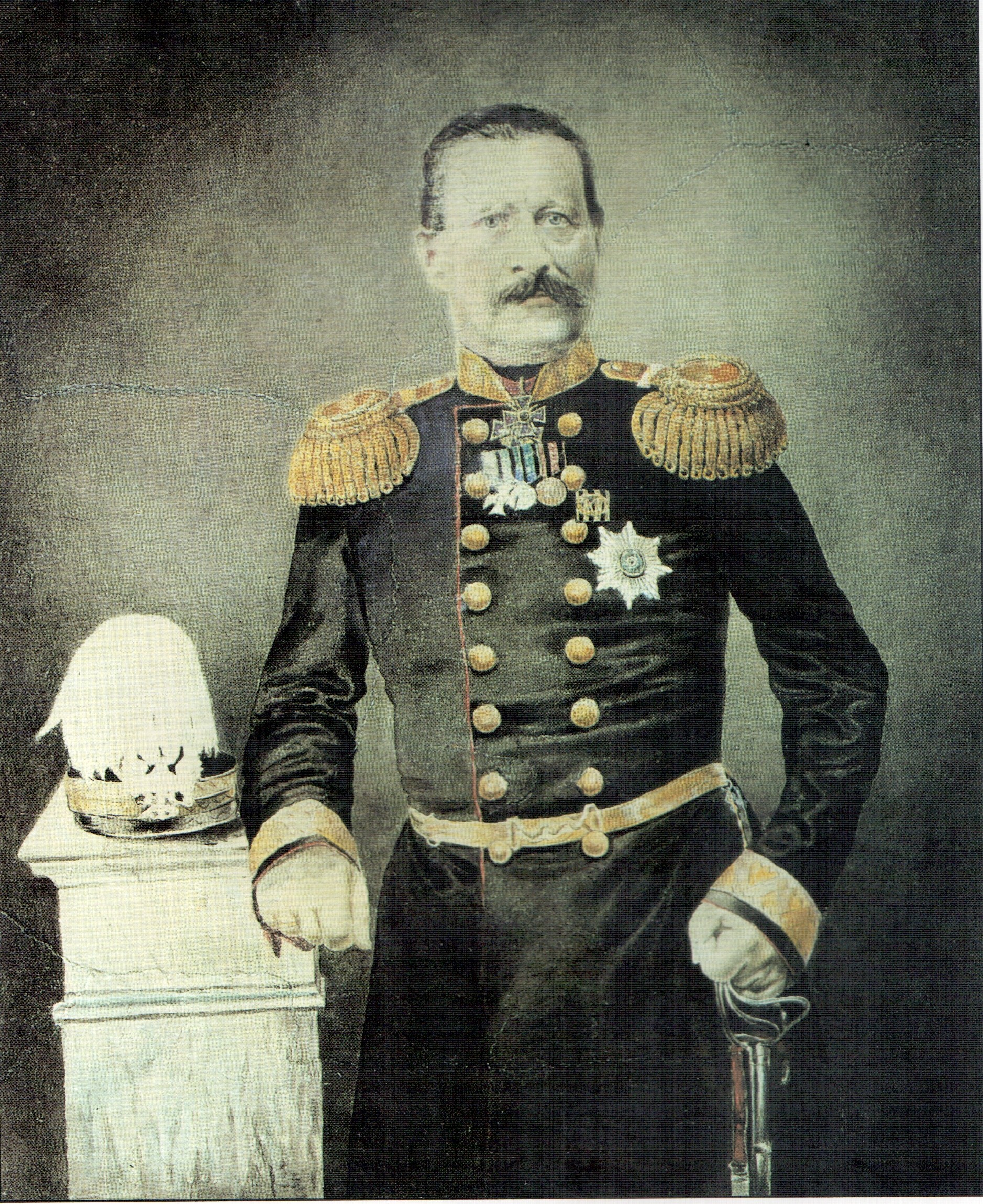 Portrait of governor Zamyatnin (1865).