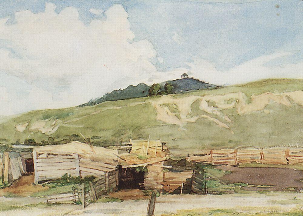 Siberian landscape. Torgoshyno. (1873).