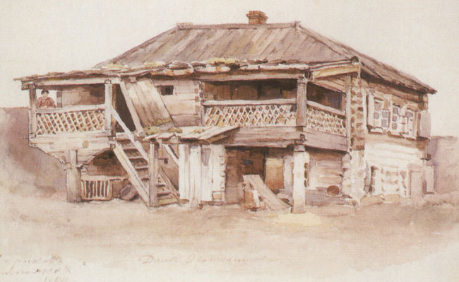 Okhotnikov's house in Krasnoyarsk (1890).