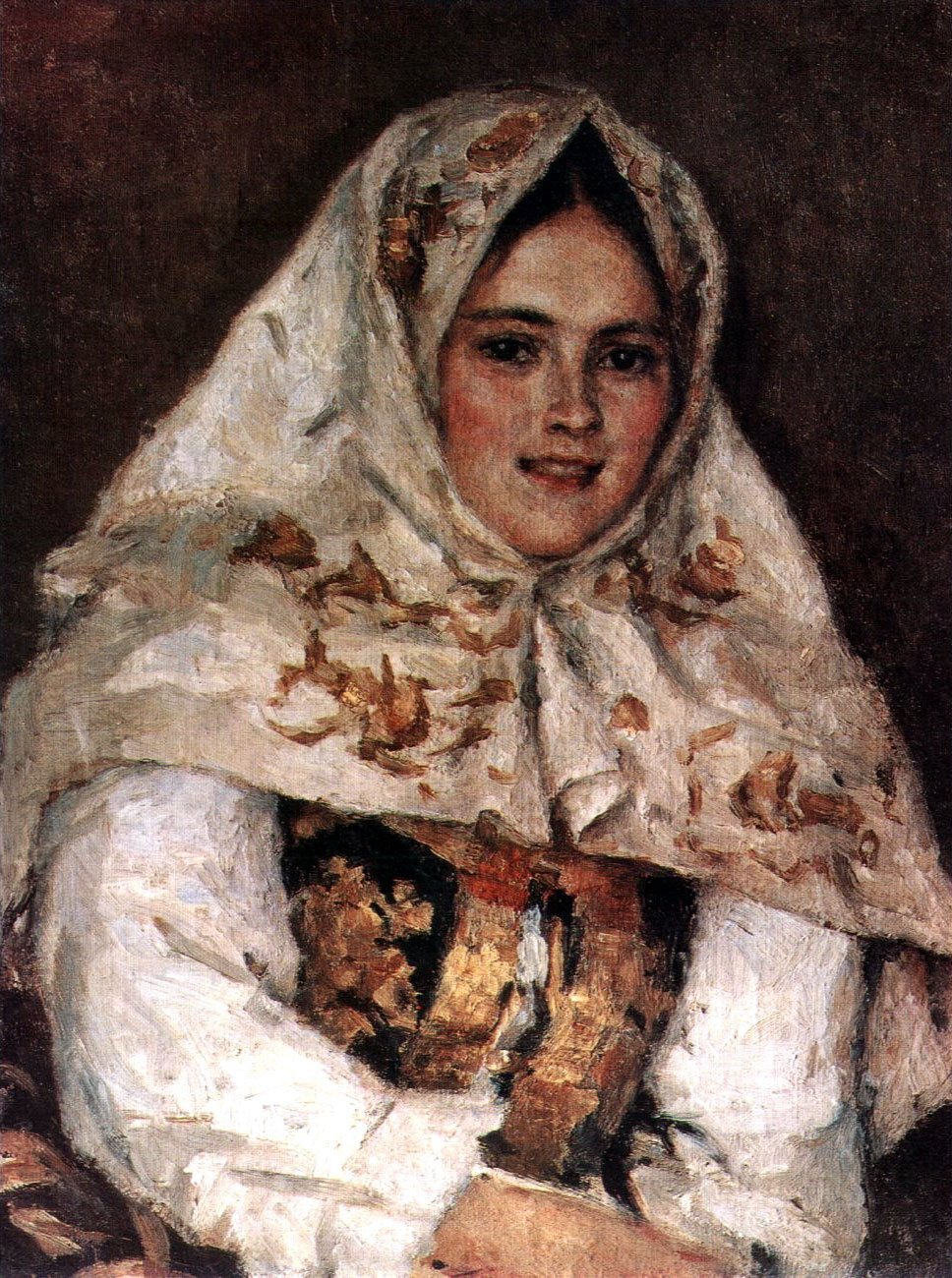 Siberian Beauty. Portrait of E. A. Rachkovsky. (1891).