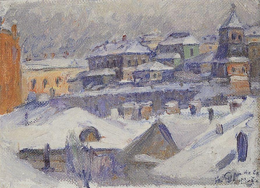 View of Moscow (1908).