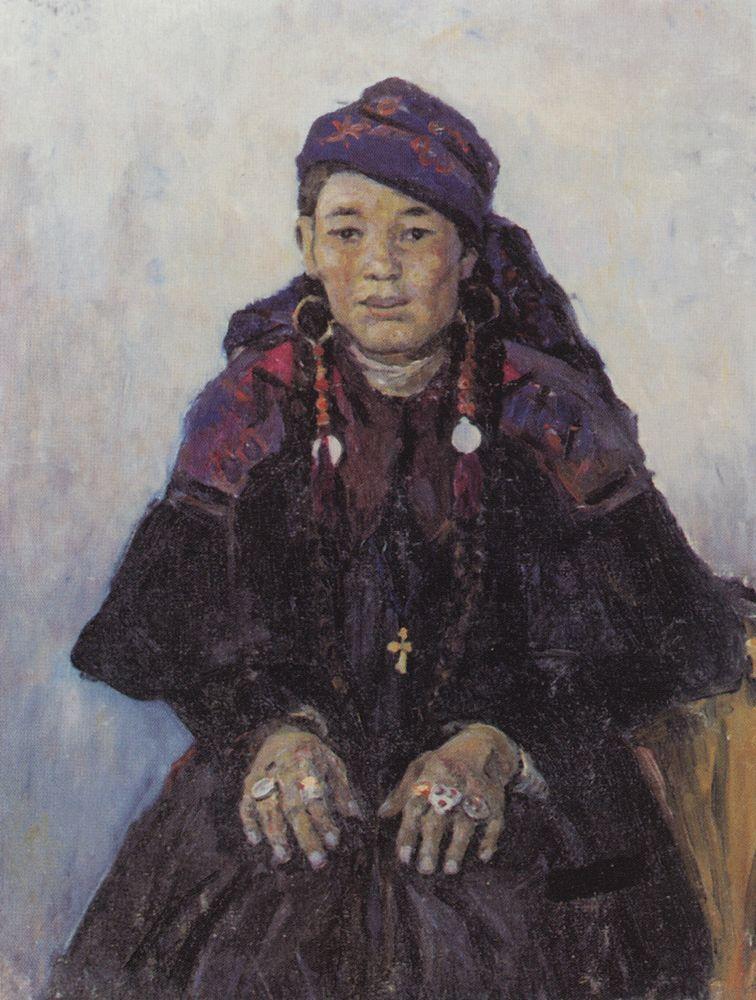 Portrait of khakasy (1909).