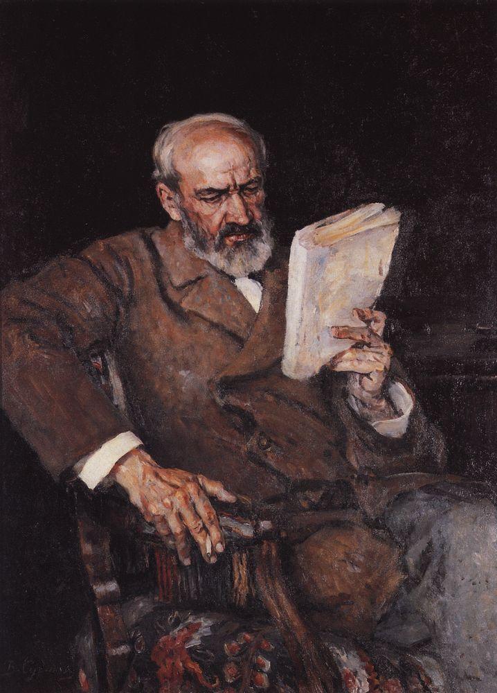 Portrait of doctor A. D. Yesersky (1910).