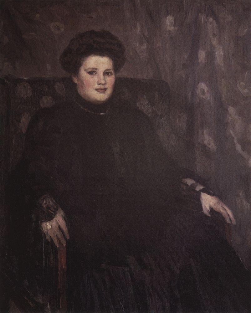 Portrait of A. N Tretyakova (1913).