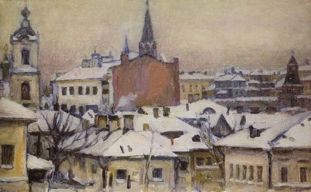 View of Kremlin (1913).