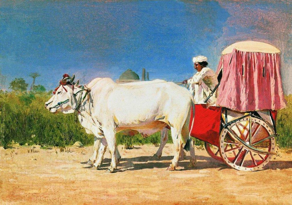 Vehicle in Delhi (1875).