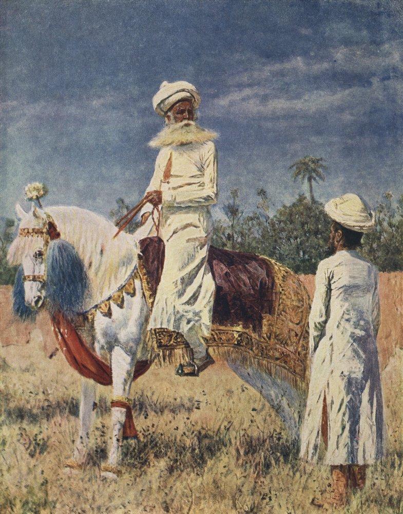 The rider in Jaipur (1880).