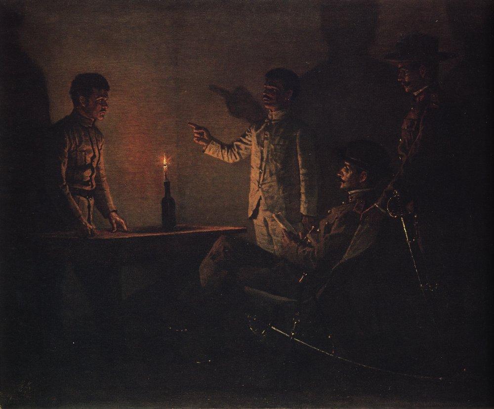 Interrogation of the renegade (1901).