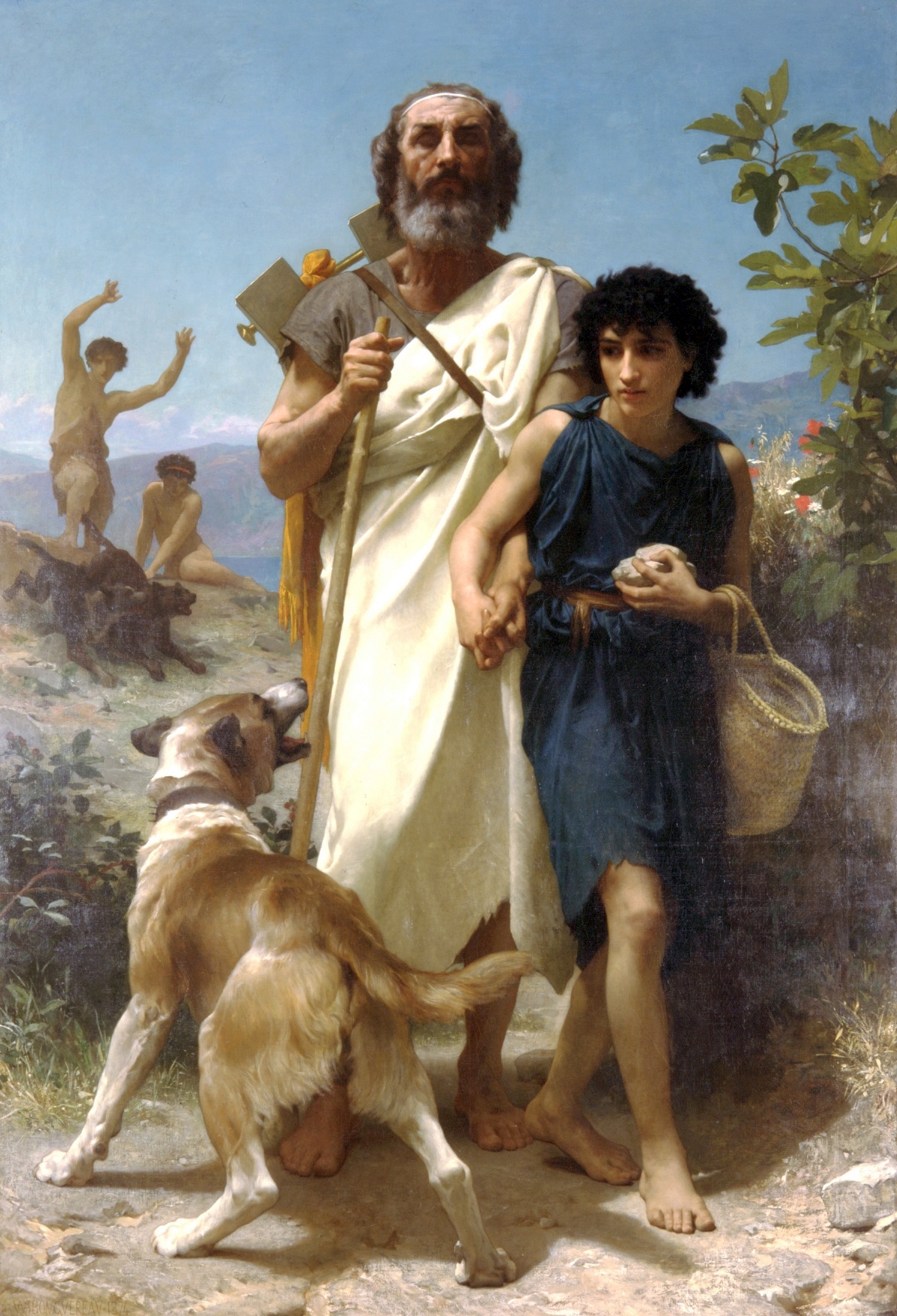 Homer and his Guide (1874).