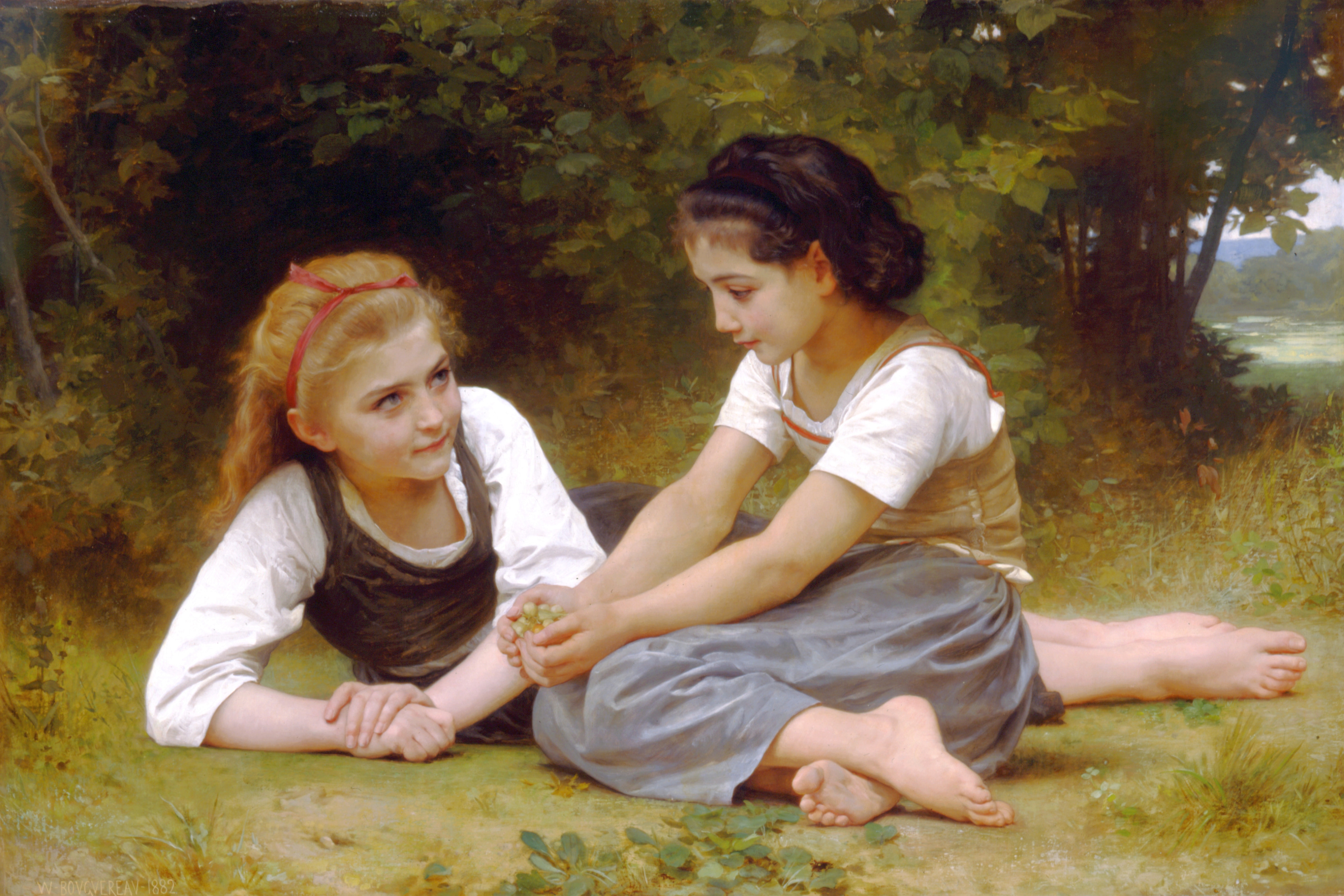 The Nut Gatherers (1882).