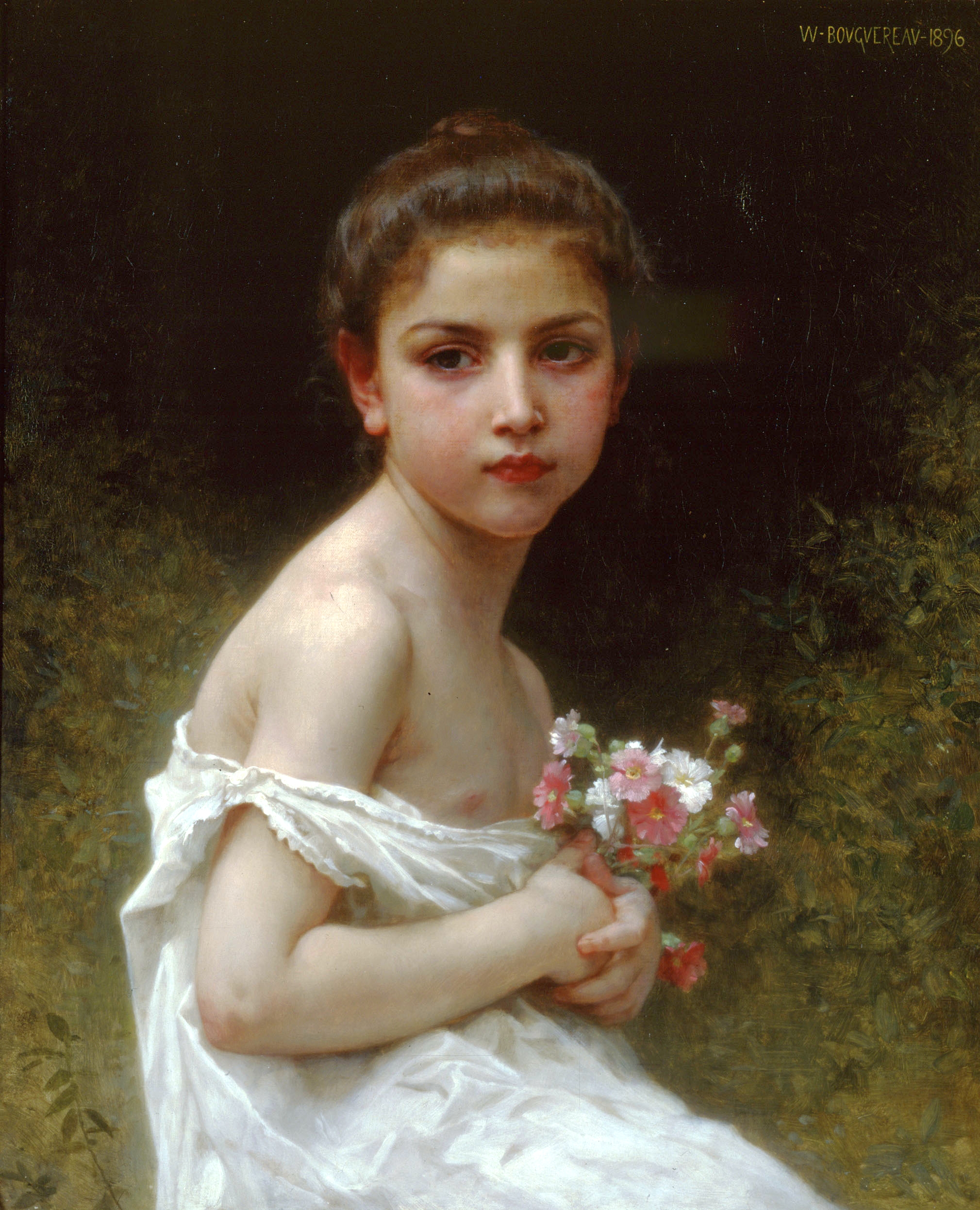 Girl bouquet (1896).