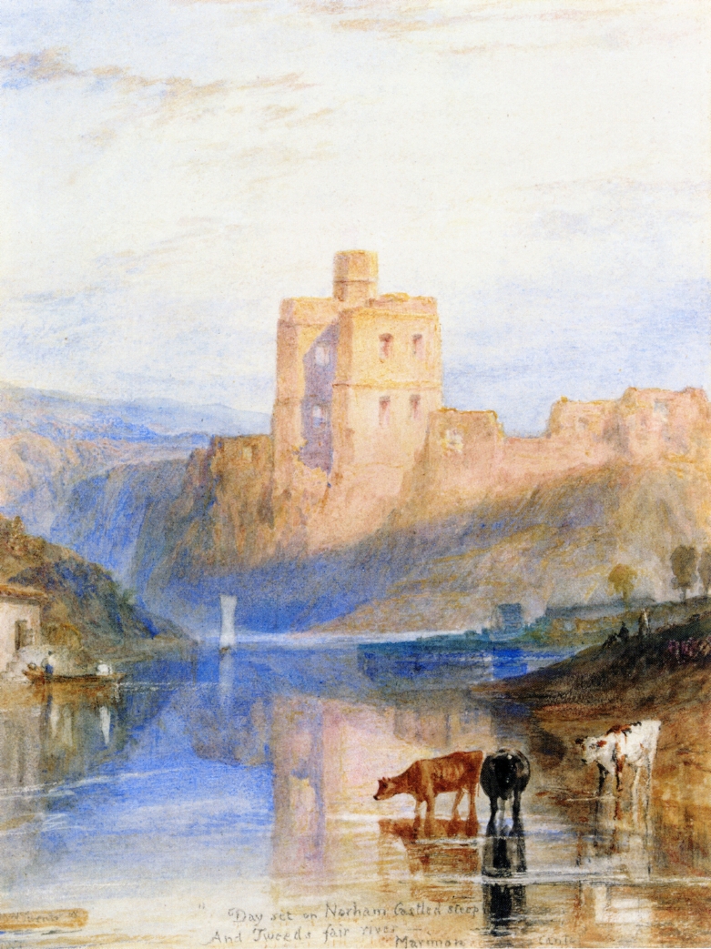 Norham Castle on the Tweed (1822).