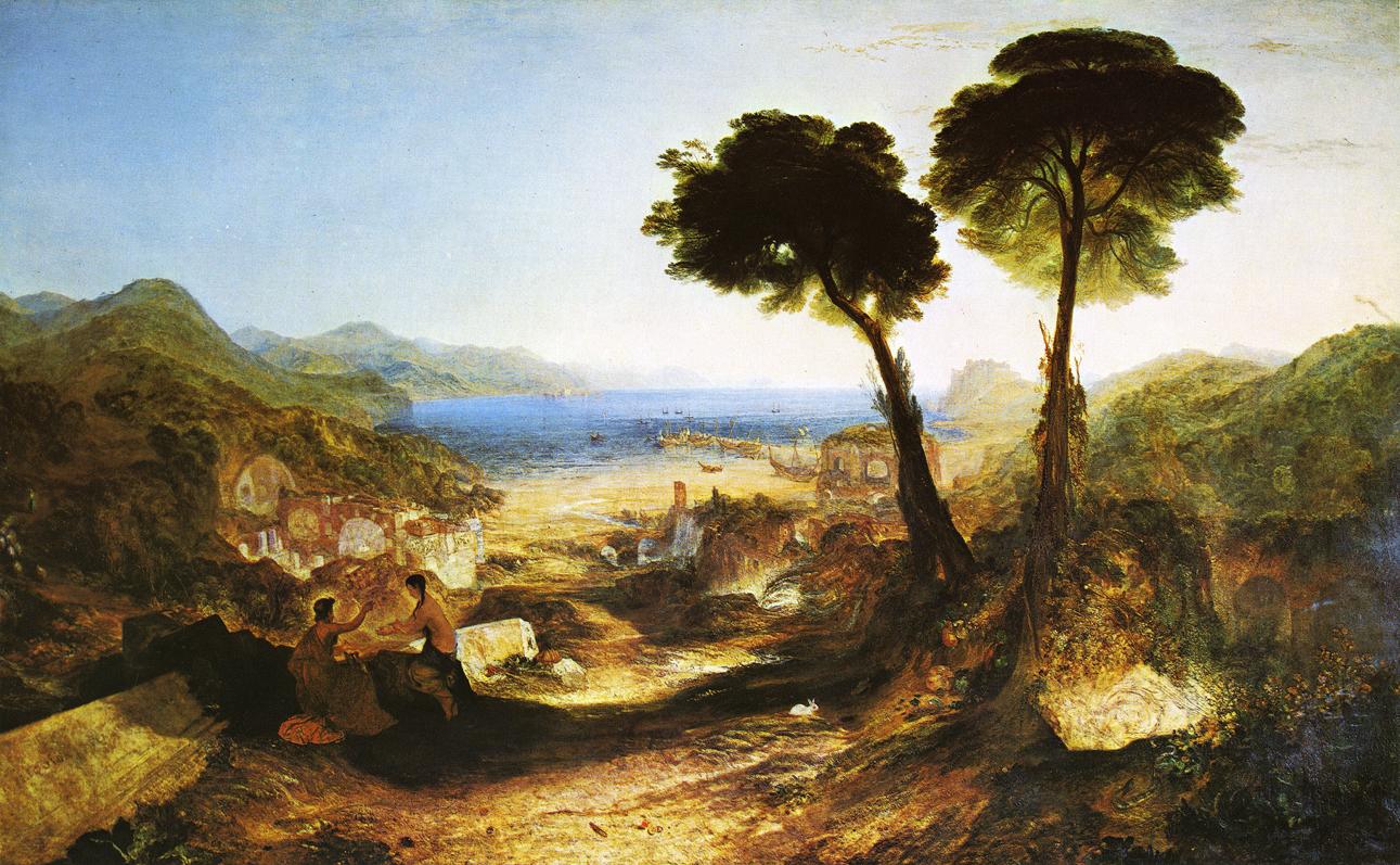 The Bay of Baiae, with Apollo and the Sibyl (1823).