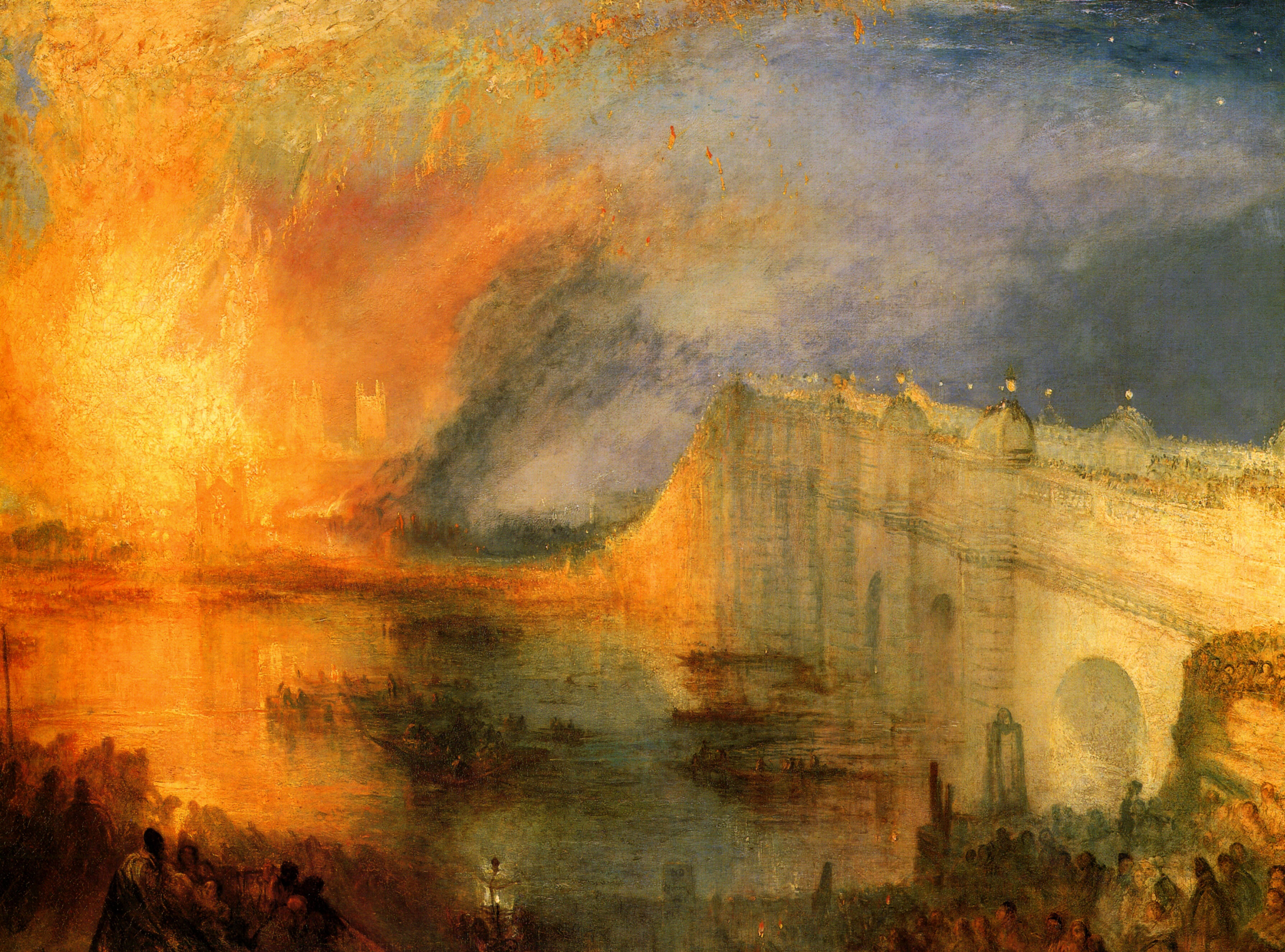 The Burning of the Houses of Parliament (1834).